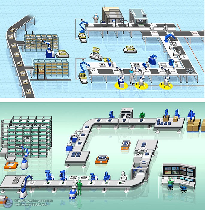 工場 製造 ラインイラスト無料イラスト・フリー素材なら「イラストAC」