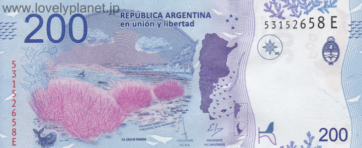 エビータ百ペソ紙幣です。 : 主観的アルゼンチン ブエノスアイレス事情