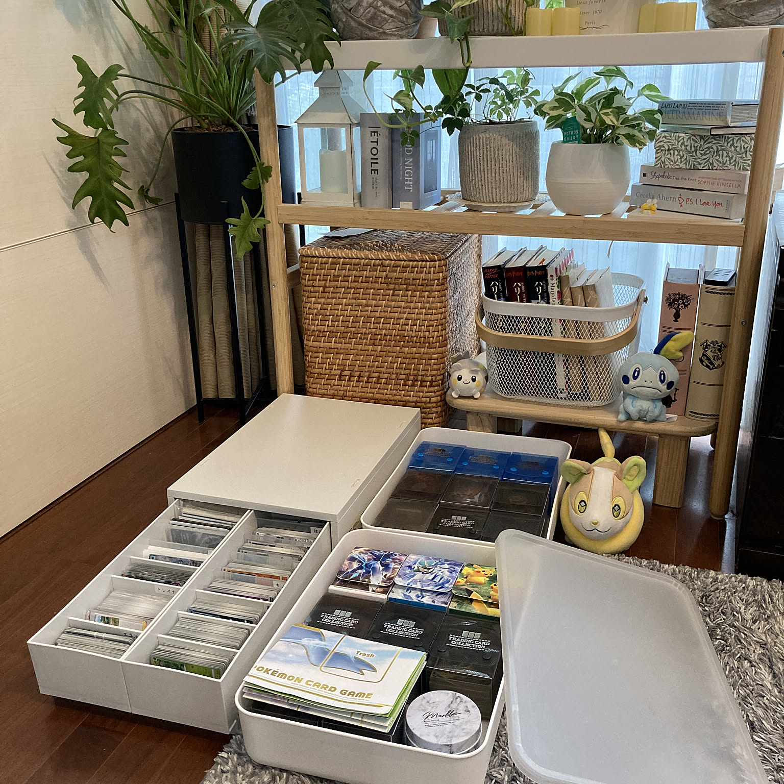 Amazon.co.jp: Yoimize カードボックス トレカケース 透明ポケモンカードケース８コマ 蓋付きストレージボックス取り外し可能仕切り板付き2000枚以上収納 ポケカケース 横入れ 縦入れ ポケカ 遊戯王 デュエマ 各種カードゲーム対応 大容量 30.5長さ x26幅 x 10.5高さ cm