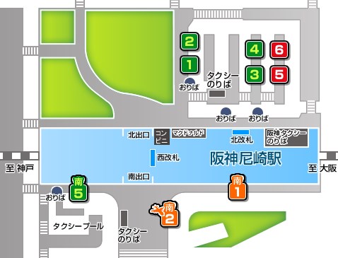 尼崎駅改札画像.net