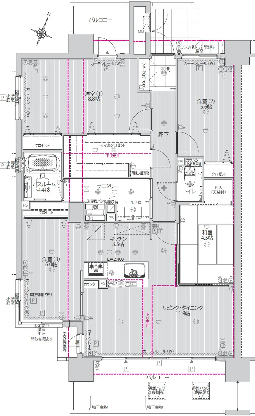 間取り図はお部屋の教科書～入居後に後悔しないためのマンション図面集の見方 1階共用部編アルファジャーナル