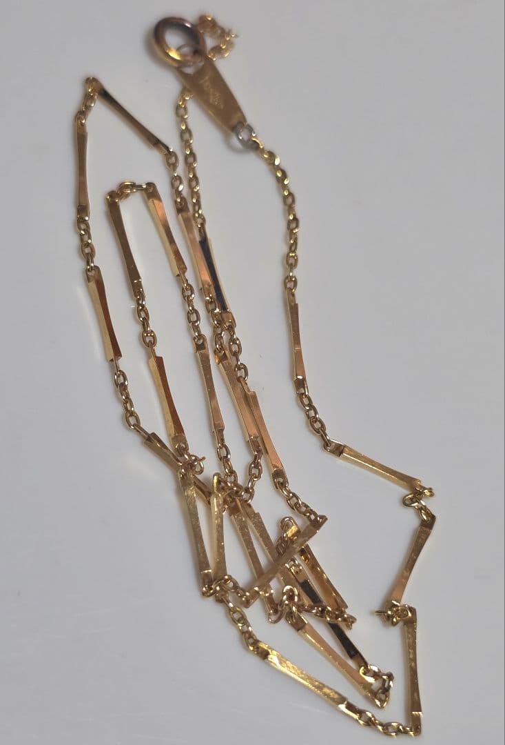 造幣局刻印750・K18刻印ネックレス 18金