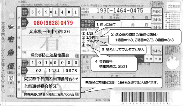 プルタブ＆エコキャップさわらび会からのお知らせ