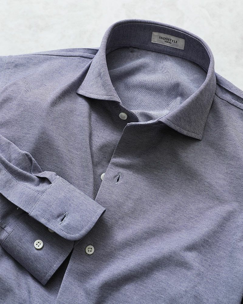 ビジネスで着用可 メランジシャンブレー フーデッドブルゾン ＣＣＧＯＣＳ０１０１五大陸Menゴタイリク三越伊勢丹オンラインストア・通販 公式