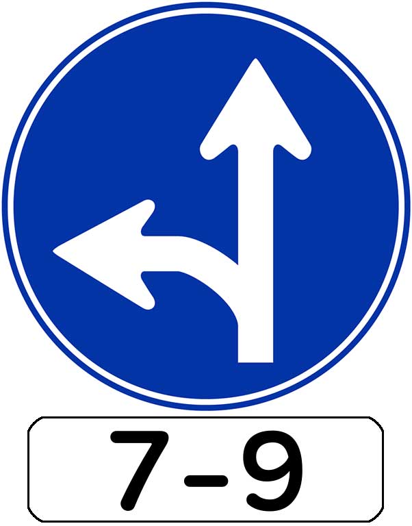 道路標識 規制標識 指定方向進行禁止 左折・右折 311-D 片面表示 894-09 894-09屋外看板・標識工場,物流,流通,運送看板の激安通販ならサインウェブ