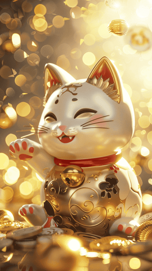 縁起のいい漢字『商売繁盛』イラスト 無料画像素材 – 商用利用可パシクル