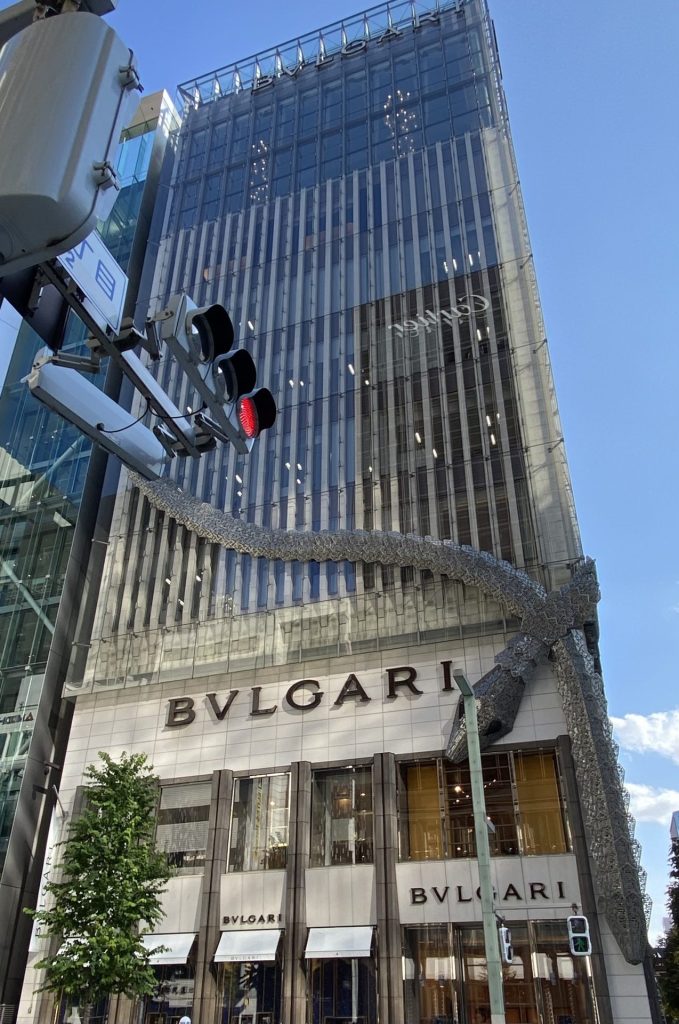 ブルガリ 銀座タワー本店 ❬中央区銀座2-7-12 第一三共銀座ビル❭「ファッション店」カテゴリー銀座スタイル
