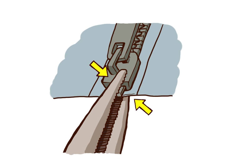 自分で行うスライダー修理 – 岡山の靴修理なら足と靴の店 foot lights. フットライト．