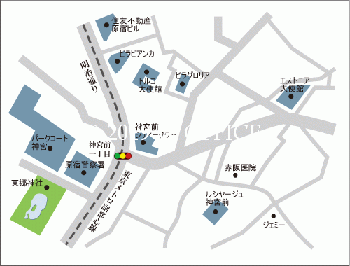 シンプルでオシャレな分かりやすい地図・案内図を作成しますアクセスマップ・案内地図 チラシ用 作成の外注・代行ランサーズ