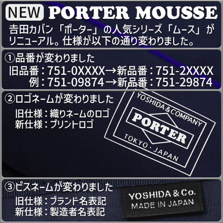 ポーター 人気モデル 長財布 ラウンドファスナー ロゴプリント レザー ネイビー ポーター PORTERラウンドファスナー メンズ