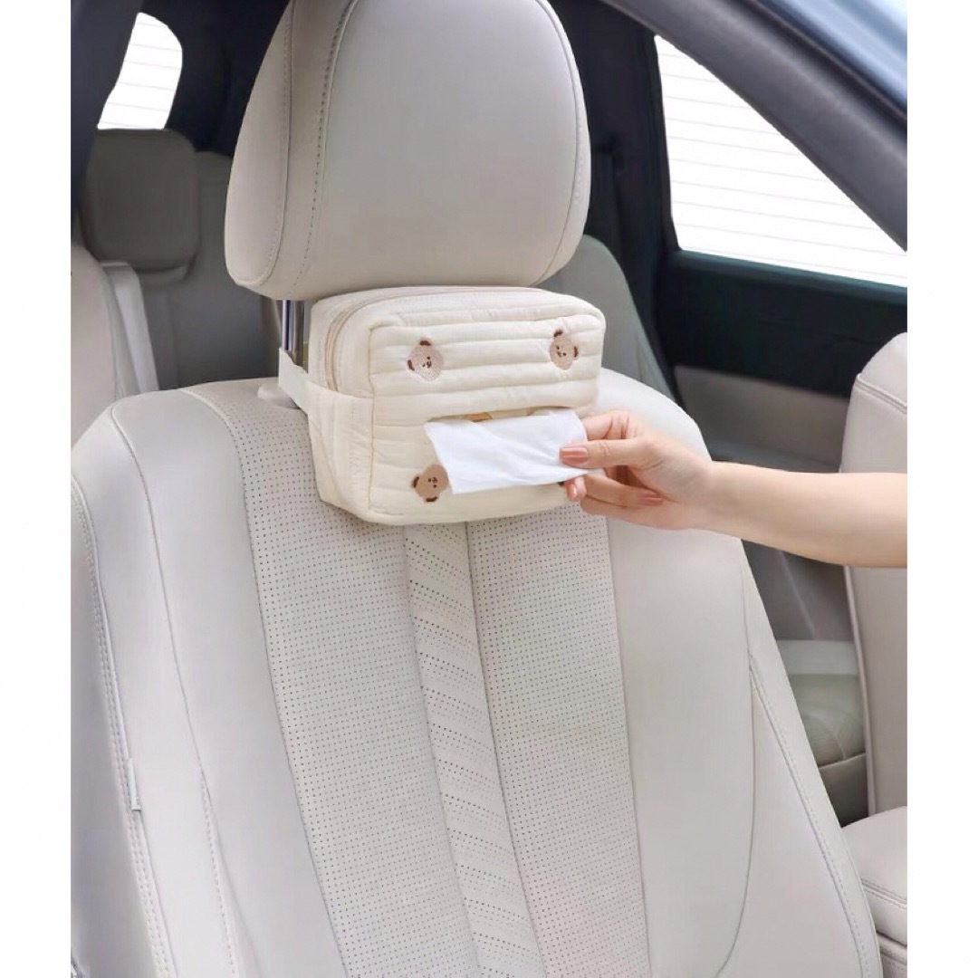 ティッシュ ボックス 車用 ティッシュケース 車 ティッシュボックス ティッシュカバー 吊り下げ 車 ティッシュホルダー 車ティッシュボックス 車用車載 ティッシュ PUレザーPay ID