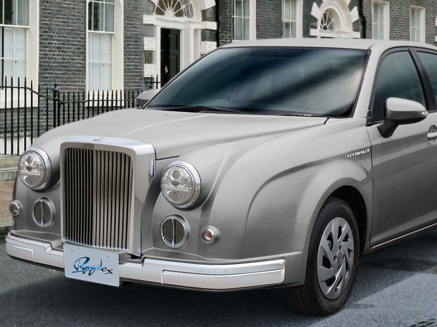 朝日新聞デジタル：光岡自動車の「ガリュークラシック ジュエル」と「ビュート ジュエル」 左- 光岡自動車、エンブレムに宝石を使った特別仕様車 -愛車