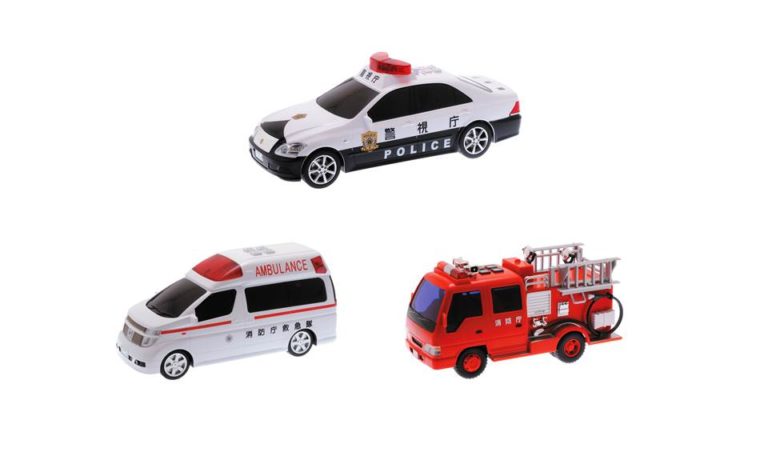 おしゃべりピカピカ パトカー 救急車 消防車 NEW 消防車1台 種類ランダム ミニカーToys”R”Us – Japan