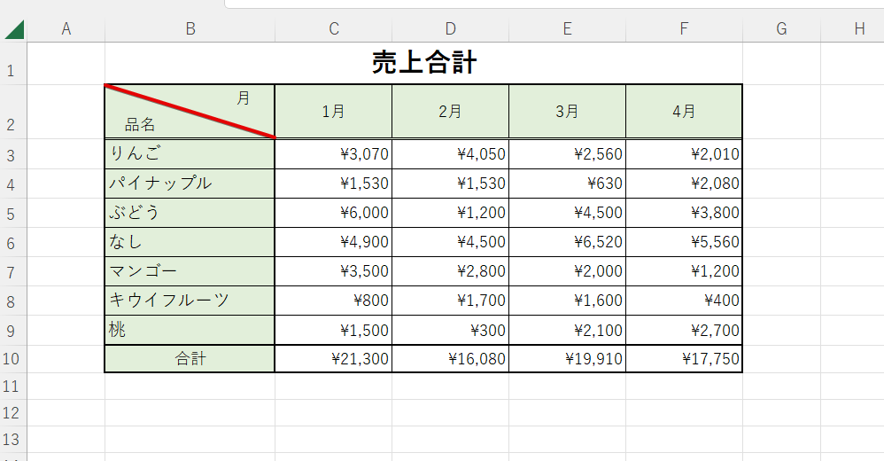 Excelで罫線を引く方法まとめ斜線・削除方法など初心者向けに解説