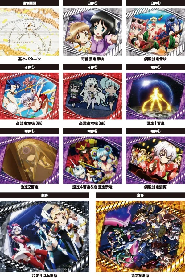 画像付き スマスロ「戦姫絶唱シンフォギア」AT終了画面 やめどき 天井 設定示唆 ゾーン 狙い目 アイキャッチアミュタメ