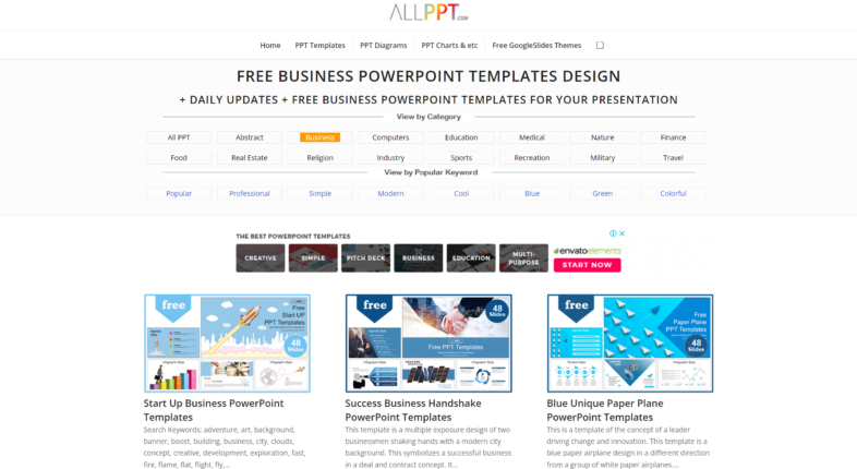 ブルーフラットシンプルビジネス紹介pptテンプレートパワーポイントPPTX無料ダウンロード - Pikbest