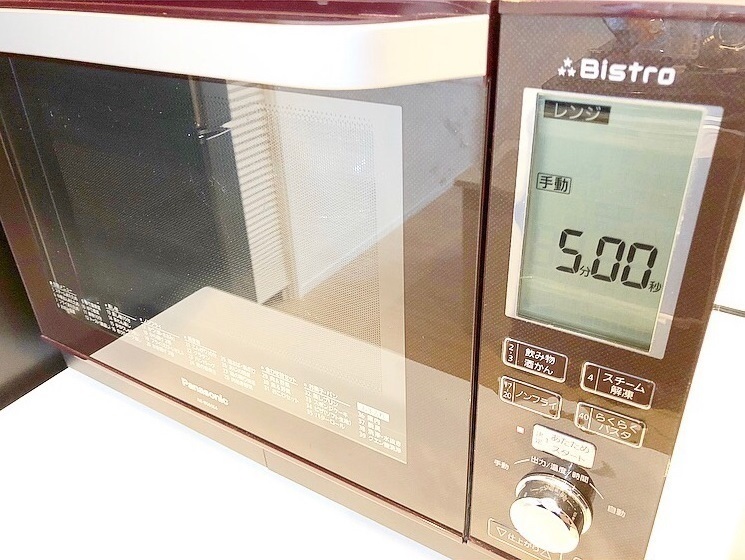激落ち！頑固な油汚れに ホット重曹スプレーでレンジ掃除 生活の知恵 裏ワザ How to clean a micro oven withbaking soda