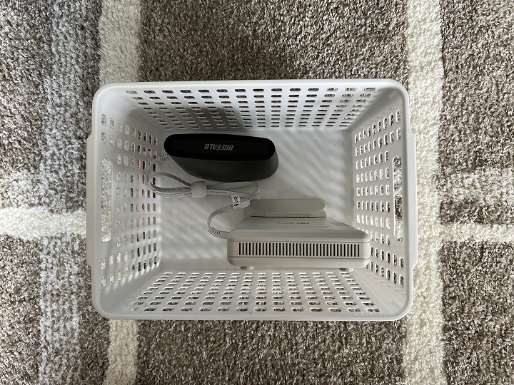 ダイソー Wi-Fiルーター隠しの商品を使ったおしゃれなインテリア実例RoomClip ルームクリップ