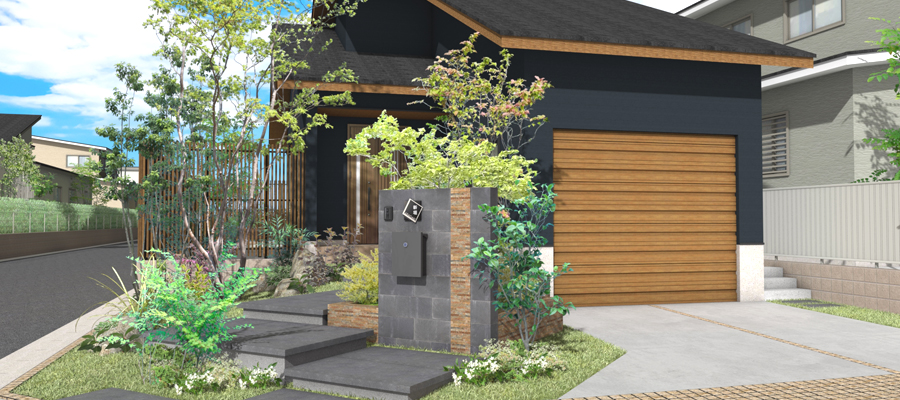 外構工事やエクステリア計画に必要不可欠なパース図とは静岡・神奈川県の新築外構工事の設計・施工のМＫプランニング