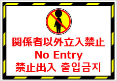 注意・案内表示看板 「 立入禁止 英語入り」 反射加工なし 大サイズ 60cm×90cm VH-136L 注意看板「ここより先に入らないでください」 中サイズ 20cm×60cm多国語 案内 プレート 名入れ無料 英語 中国語 簡体日本語公式看板 ショップ