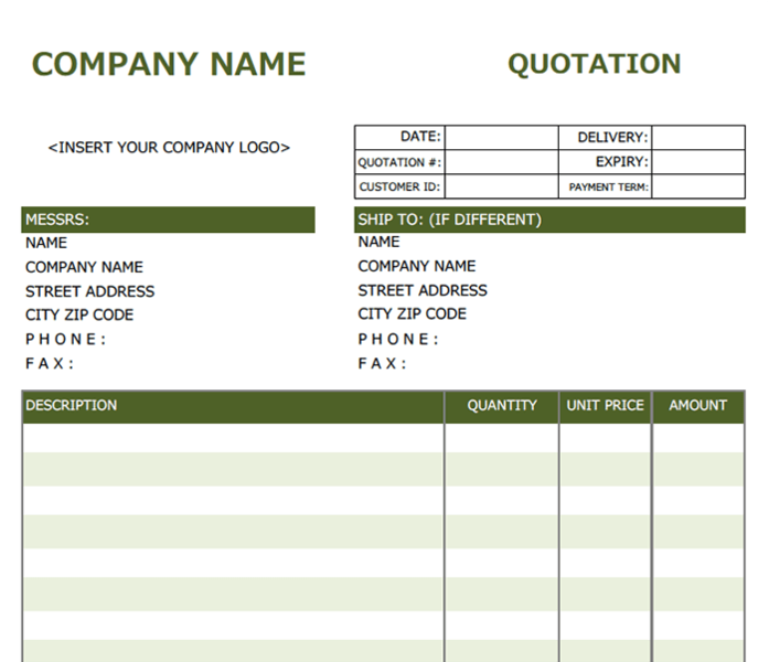 英語の領収書テンプレート Wordエクセル無料お役立ちテンプレ―ト
