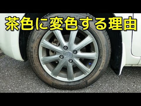 タイヤの茶色汚れの原因と落とし方黒く艶やかに仕上げるプロの方法