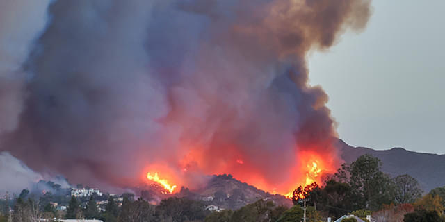 ハリウッド シンボル 看板 火事TikTok