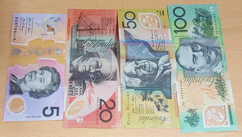 オーストラリアのお金・通貨 紙幣と硬貨 について