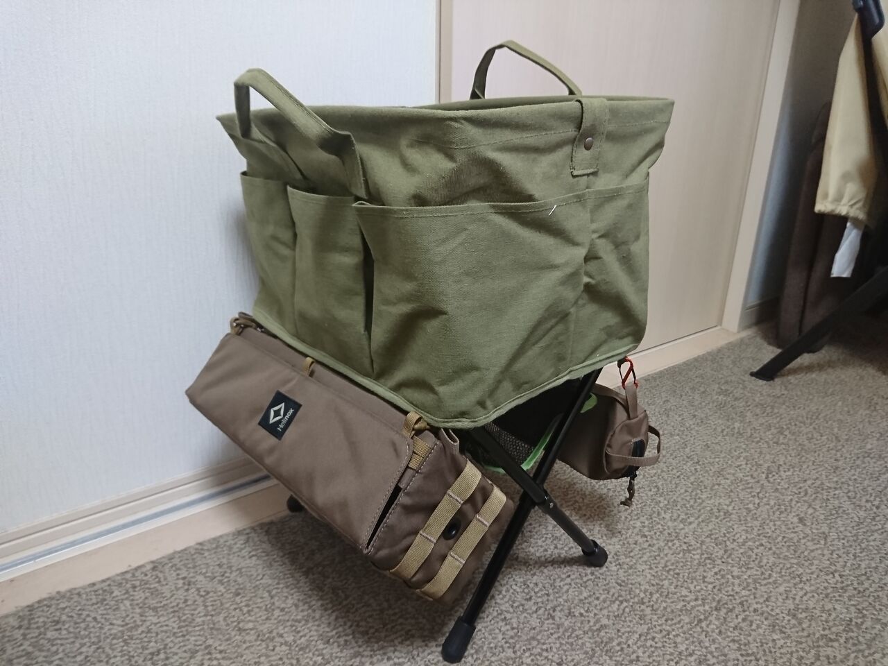 薪バッグ ダイソーバスケット ポケット付、カラーBOXサイズ: 心花45°Tokimeki Forty-five