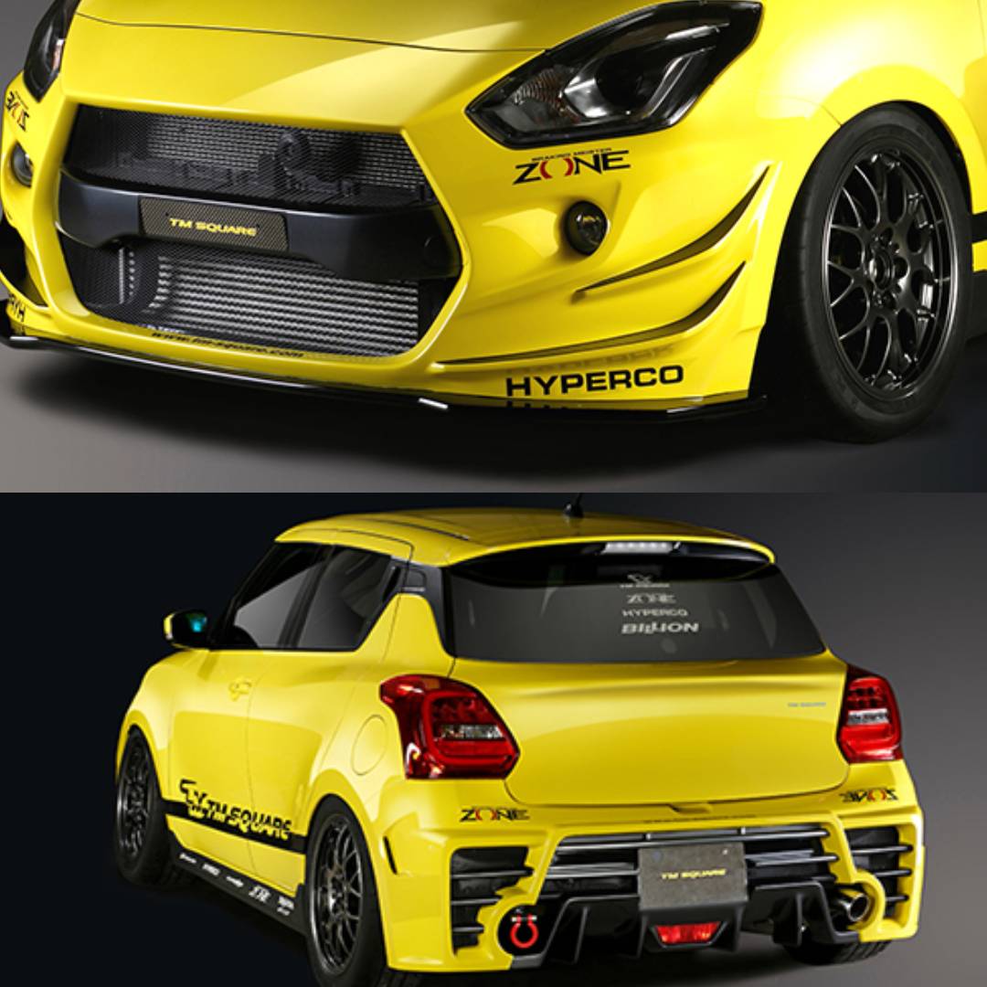 Amazonruiya スズキ スイフトスポーツ ZC33S & 新型スイフト ZC13型 専用 インテリアラバーマット 滑り止めシートアクセサリー ポケットマット 引っ掻きキズ防止 ノイズ軽減 12PCS カスタムパーツレッドノンスリップマット車＆バイク