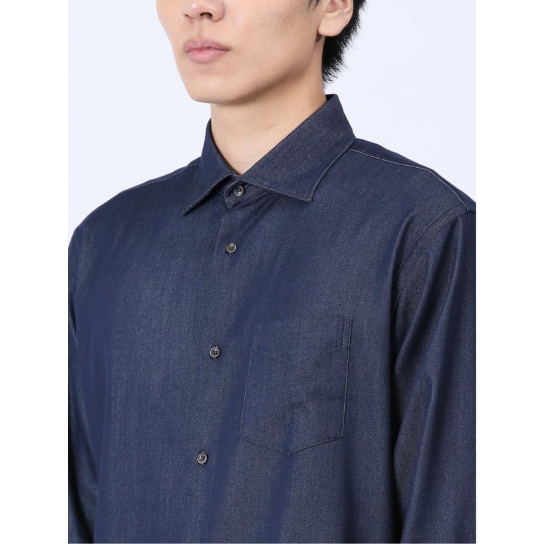 ビジネスにも使える、着心地涼しいシャンブレーシャツスタイルメンズスーツのスーツスタイルMARUTOMI 公式通販