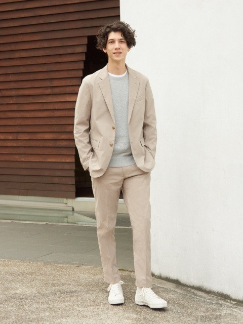 スラックス ショートパンツ メンズ 夏 ビジネスカジュアル 無地 シンプル スタイリッシュ 快適 エレガント 清涼感 40代男性のユニクロオフィス カジュアルファッションにおすすめしたいシンプルコーデビジネス・オフィス・スマートカジュアル専門通販