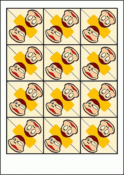 PK301S 自分で作れる三角くじ - ミモザ