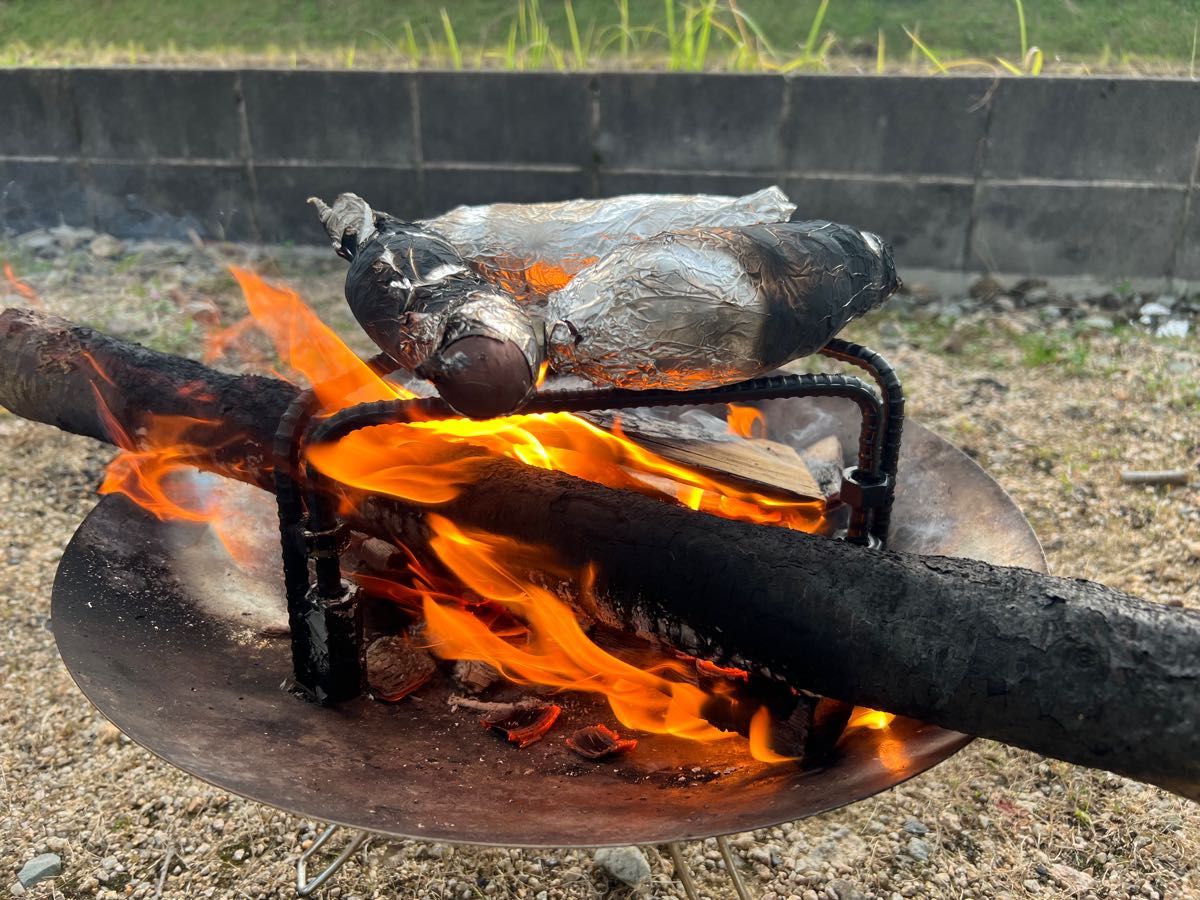 キャンプ用品自作 ファイアーディスクに使える五徳ケム ブログ