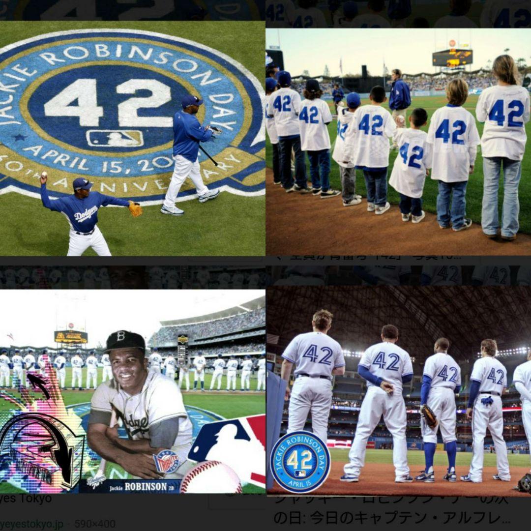 1997年にジャッキー・ロビンソンの背番号『42』は全球団の永久欠番と制定され、これは他のスポーツでも例のない初めてのことでした。今年の4月15日は ジャッキーのメジャー出場75年の節目となる「ジャッキー・ロビンソン・デー」。その栄誉を称え、歴史を振り返りましょう。✨