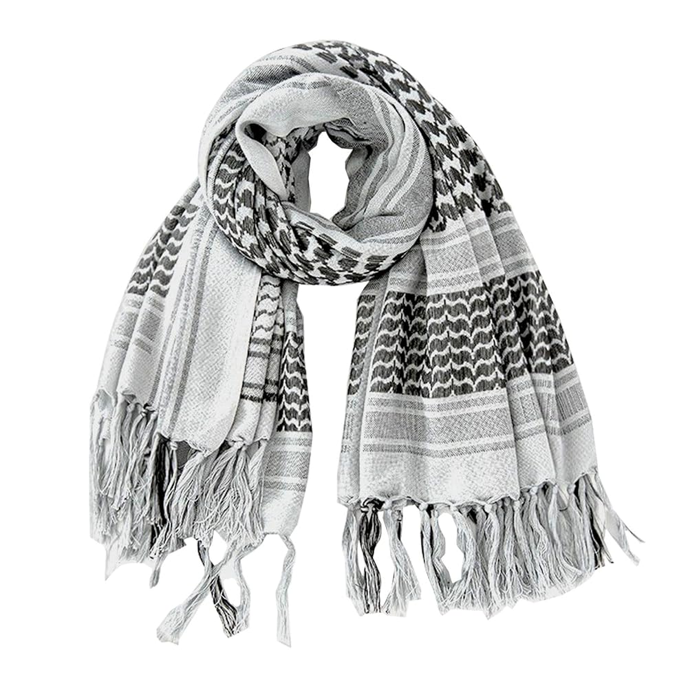 パレスチナ支援 寄付付き クーフィーヤ柄のシュシュcattic