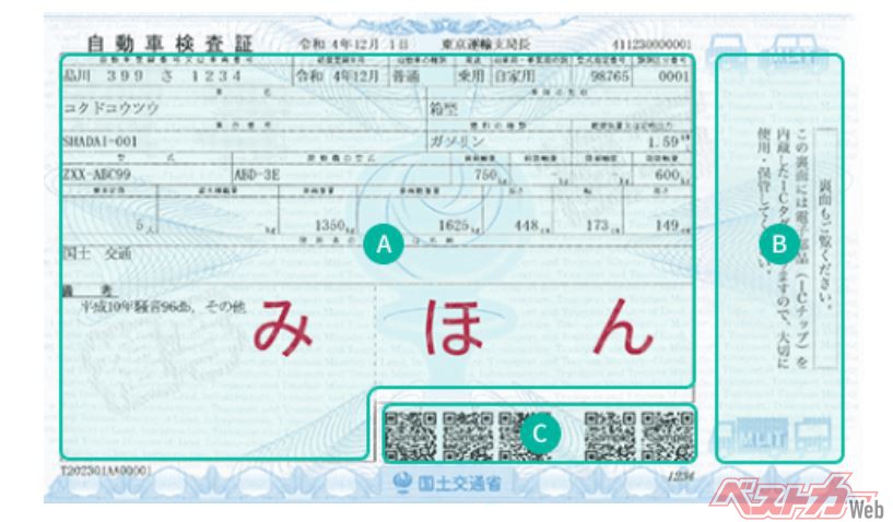 車検証見本・廃車買取専門店 株 旭商会