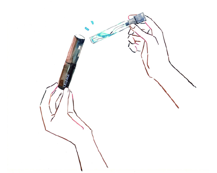 カラリア Coloria アトマイザーケース収納 6本用の通販 by わおんラクマ