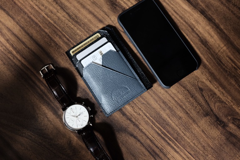 ラルコバレーノ L'arcobaleno 別注スマートカードウォレット ラルコバレーノ 本革 リアルレザー ギフトキャメル-ファッション通販FASHION WALKER