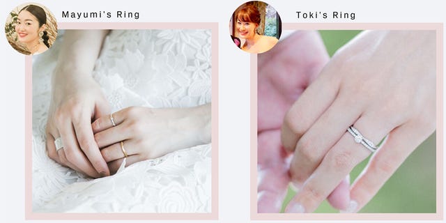 ブァンクリのブランド名が刻印されているタイプの指輪です。ダイヤはつい ヴァン クリーフ＆アーペル Van Cleef & Arpels の結婚指輪の口コミ・評判Ringraph リングラフ