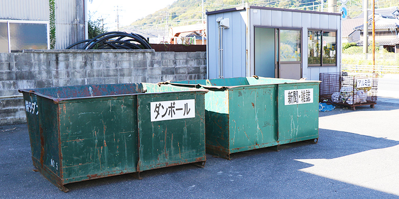 古紙回収BOXの設置について