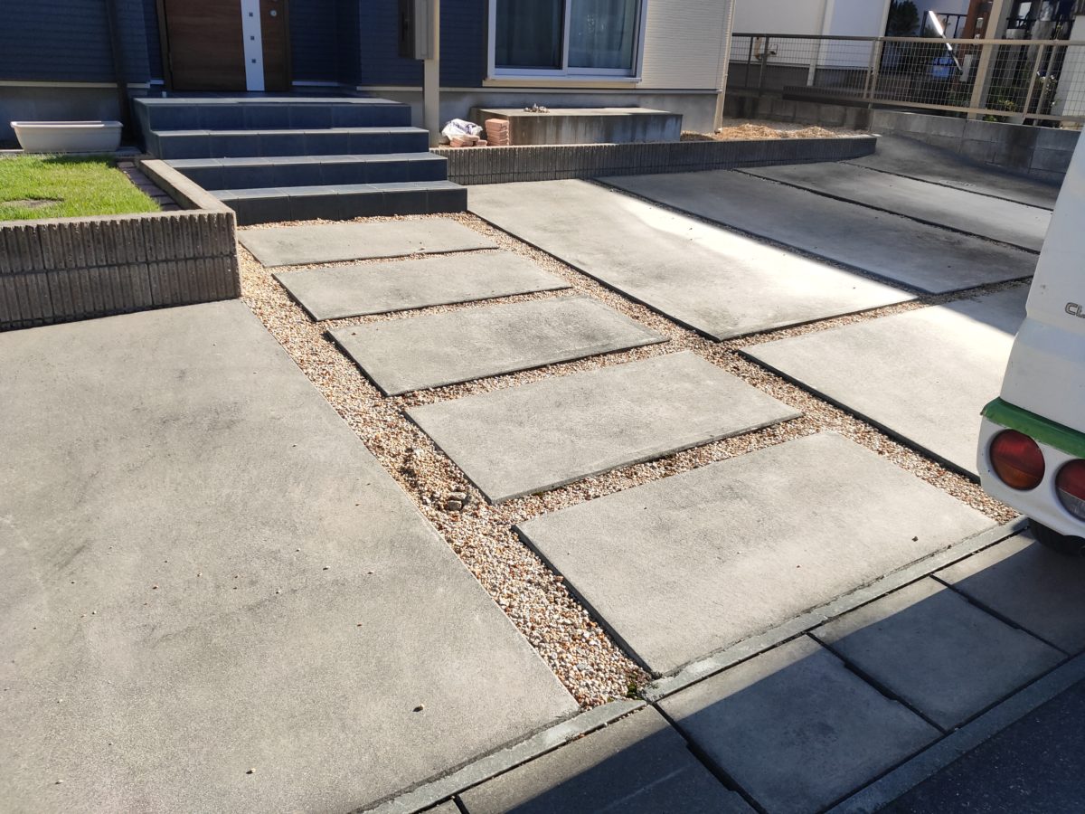 外構DIY ～駐車場スリット～・:*:・家作り～The Stars and Stripes～・:*:・ - 楽天ブログ