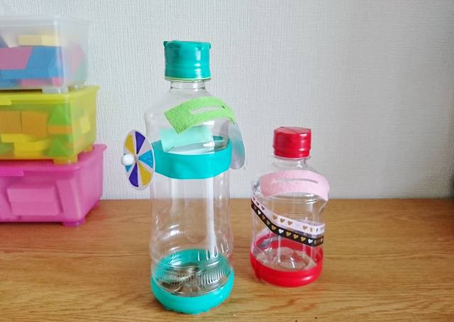 夏休み工作 取り出し口付き！ペットボトル貯金箱の作り方。簡単で見栄えが良く、夏休みの宿題におすすめです！ -効率よく暮らす子育て・節約・時短家事を日々研究するミニマリストな40代主婦のブログです