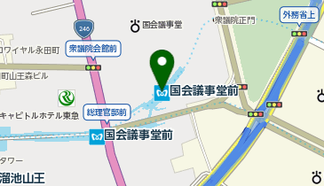 永田町駅 半蔵門線ホームの階段・エスカレーター・エレベーターに近い降車位置情報