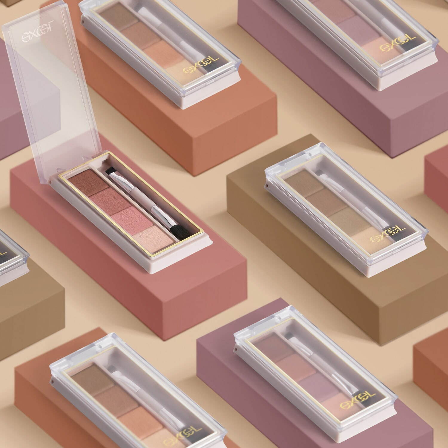 2022年春新作パウダーアイブロウ スタイリング パウダーアイブロウexcelを使った眉の書き方・レビュー - ブルベ夏におすすめのパウダーアイブロウ！\ブルベ必見！エクセルの神アイブロウ♡by 琴音 乾燥肌 20代後半LIPS