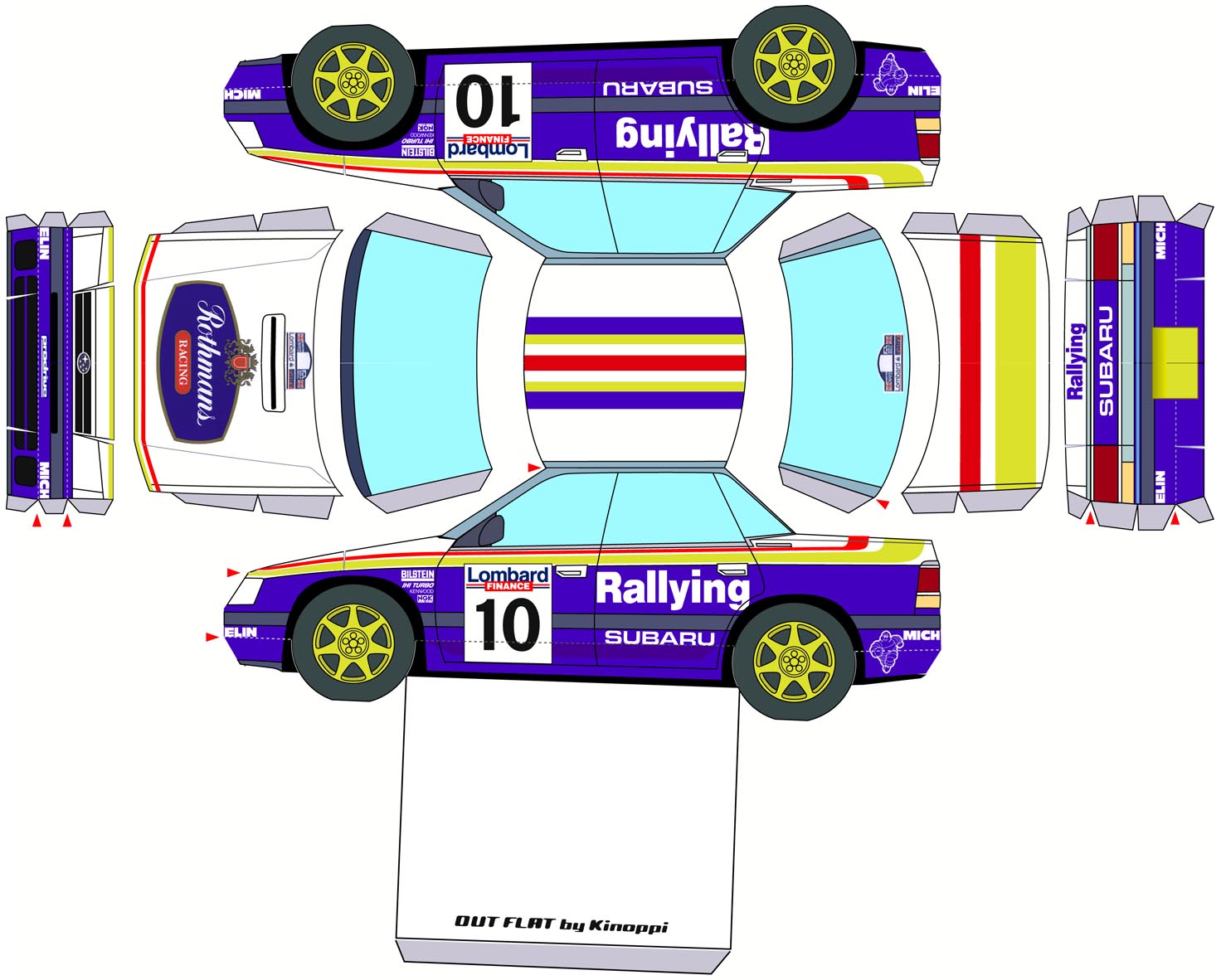 ペーパークラフト 展開図 無料 車TikTok