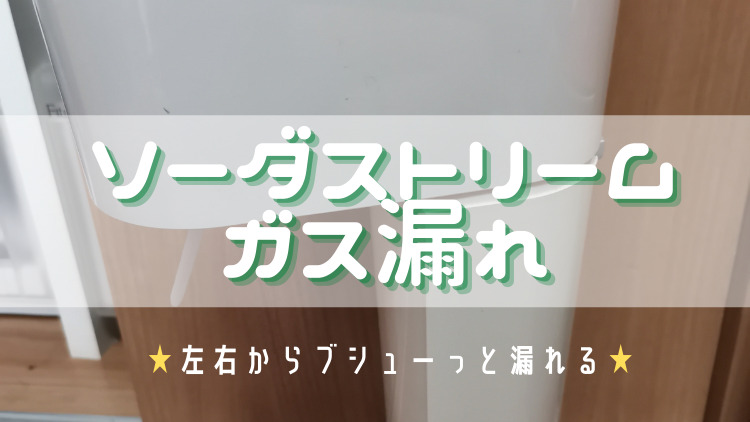 ソーダストリー厶ガス漏れ?!修理は可能?? - クイックライフ