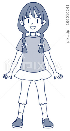立っている女性イラスト - No: 873024無料イラスト・フリー素材なら「イラストAC」