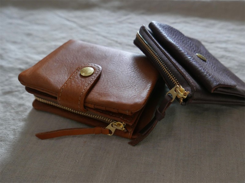 CINQ サンク2つ折り財布キャメルCINQ サンク 長財布 キャメル