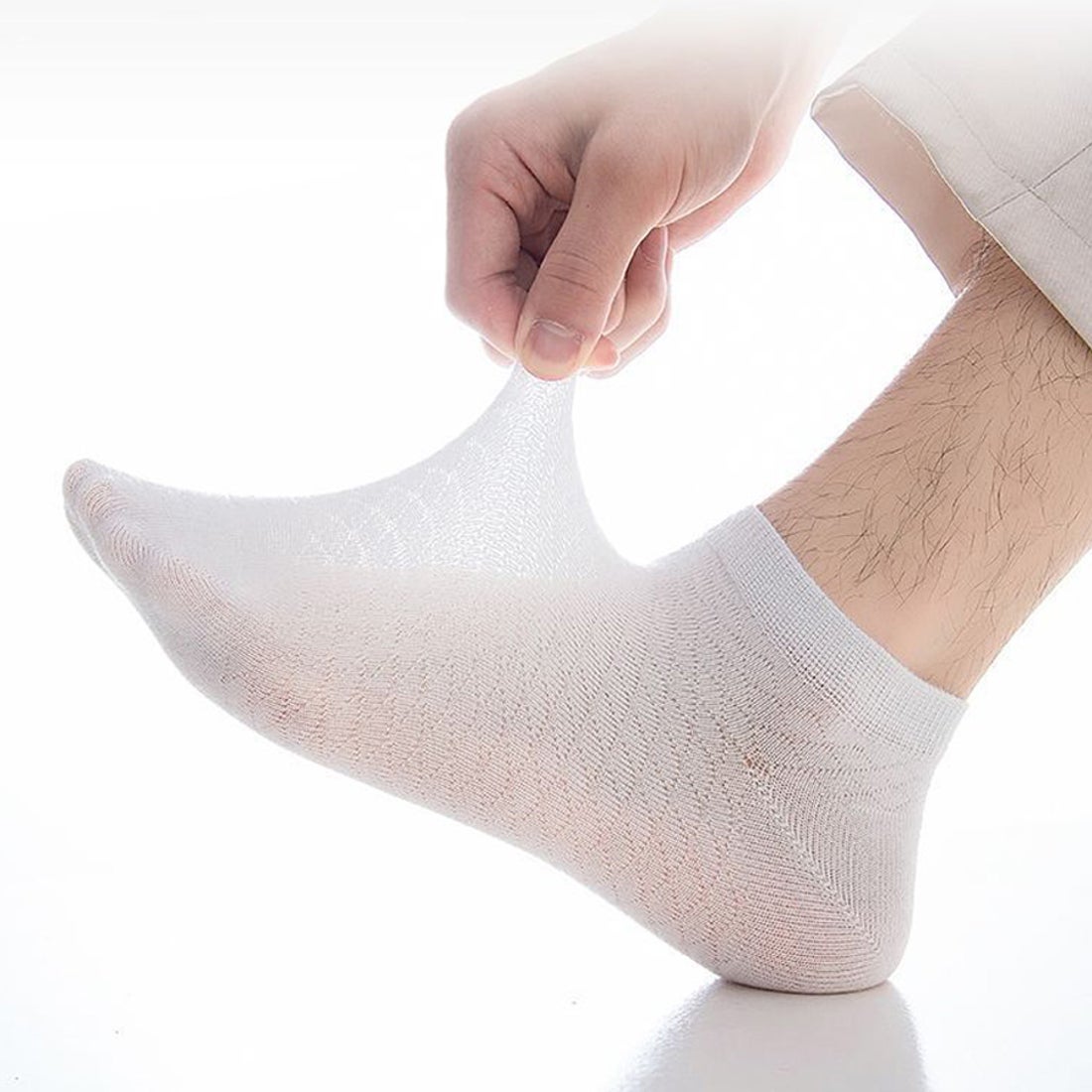ショート丈 ソックス 抗菌防臭 ライン リブ L字ヒール 肌着 靴下 ソックス 通勤 通学 シンプル 大きいサイズ メ 28-30 アンダーウェアソックス・靴下大きいサイズの服 サカゼン公式通販